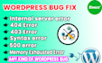 fix wordpress issues resolve woocommerce bugs and troubleshoot errors