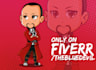 make anime mascot, chibi logo gaming quick and HD 12 hours