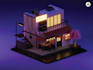 create and render isometric 3d buildings