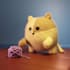 create a model of a stuffed toy you would like