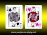 custom your face onto playing cards