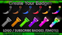 make twitch emotes, twitch badges, twitch sub badges