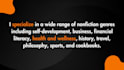 ghostwrite your non fiction book or ebook
