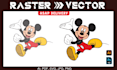 vectorize drawings, logo, and images into print ready files