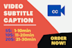 edit instagram reels, youtube, facebook videos with captions