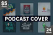 design podcast logo and cover art professionally