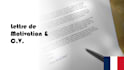 write a professional cover letter in english or french lettre de motivation
