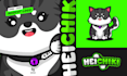 design chibi and cartoon mascot logo for gaming sport stream