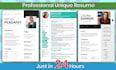 write and upgrade your resume, cv, cover letter templates