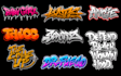 create a logo design in the dope style of graffiti