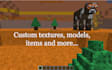 make you a minecraft texture pack and data pack