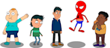 make 2d cartoon animation, kids rhymes and cartoon songs
