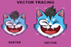 do vector tracing, redraw your any image or logo, raster to vector