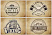 create vintage or retro logo design