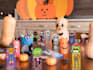 design packaging box cover with stickers toybox