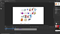 animate a scene with a simple character