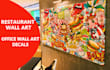 design creative wall art, doodle, decals, murals, canvas