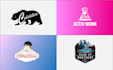 design modern minimalist, world, sports, and business logo