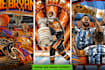 draw sport illustration skeleton soccer nba nfl sports