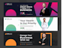 design linkedin banner, cover, header