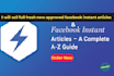 sell full fresh new approved facebook instant articles