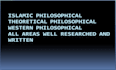 write islamic philosophical, islamic, philosophical content, quotes