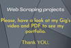 do web scraping data mining data extraction