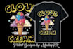 create unique graphic tshirt design illustration and mockup