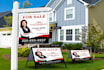 design professional real estate yard sign