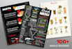 design a high end restaurant menu design for your brand US seller