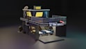 model 3d low poly building for you in blender