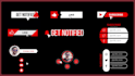 create subscribe, bell notification, lower third animation