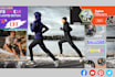 do design professional web banner, banner ads