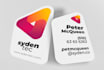 design custom shaped business card