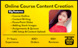 create online course content, online course content creation