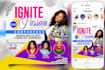 do exceptional social media,event or church flyer in 5 hours