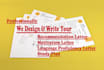 create professional cover letter, study plan,