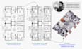 2d, 3d architectural floor plans for real estate, listings sales 100x
