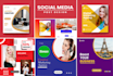 do instagram post, ads and banner design within 24 hours
