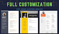 design professional resume CV templates using HTML and CSS