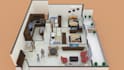 make 3d floor plan and rendering
