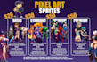 create pixel art sprites and animations with video game quality