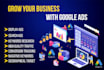 setup manage and optimize google ads campaign, adword, PPC campaign