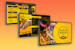 design modern TV menu screen or digital menu board
