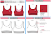 design fashion tech pack and technical flat sketch