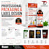 design professional product label and packaging design for box, bottle, jar