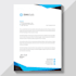 do editable professional letterhead design