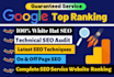 do google top ranking first page your website