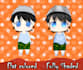 create keychain and sticker designs in anime chibi style