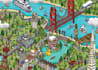 illustrate wheres wally style look and find children book
